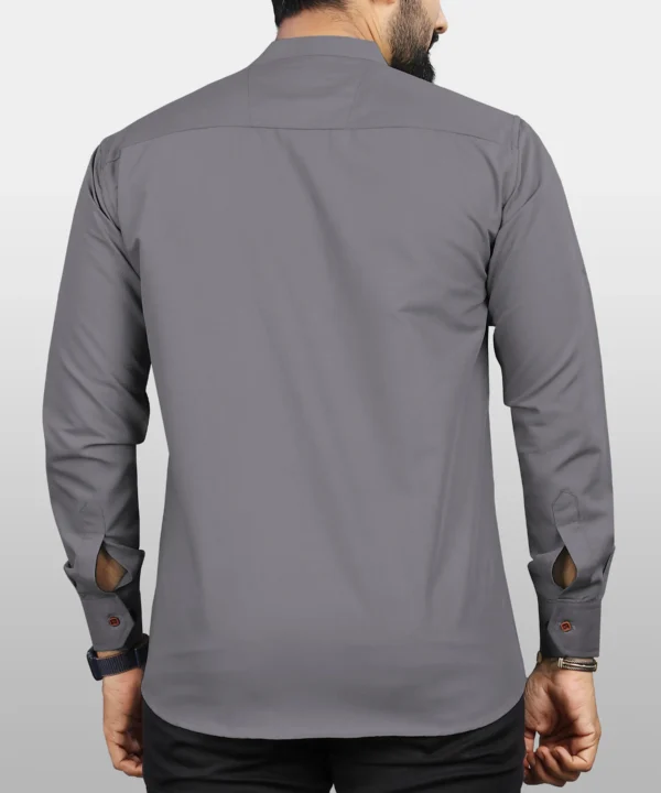Cotton Blend Men's Shirt Style Kurta - Image 12