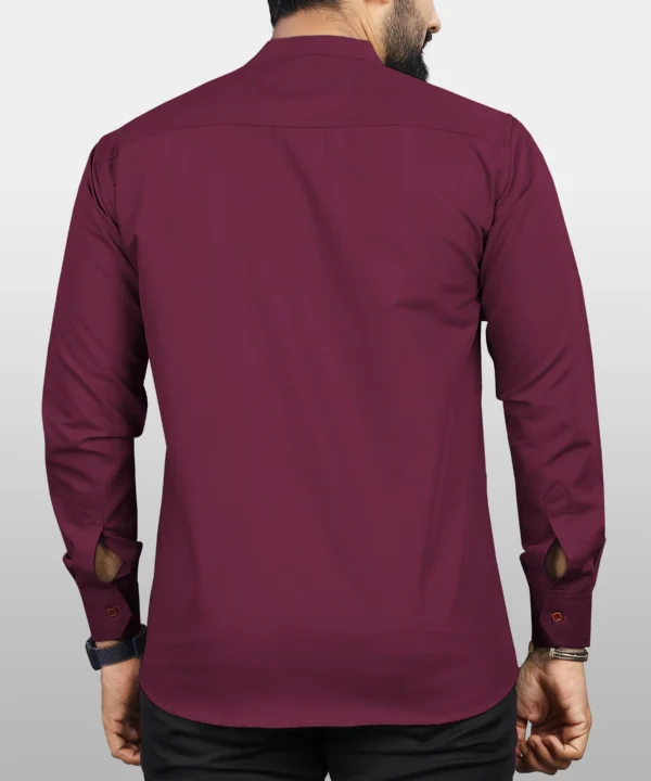 Cotton Blend Men's Shirt Style Kurta - Image 10