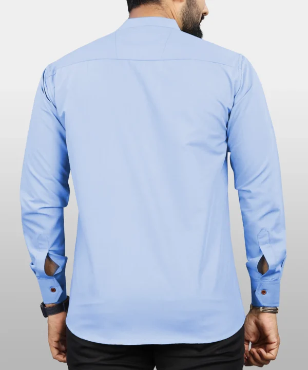 Cotton Blend Men's Shirt Style Kurta - Image 4